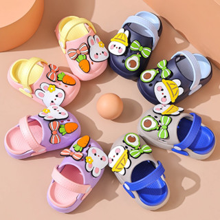 [มาใหม่]รองเท้าลำลองเด็กสุดน่ารัก แต่งตุ๊กตากระต่าย ใส่ได้ทั…