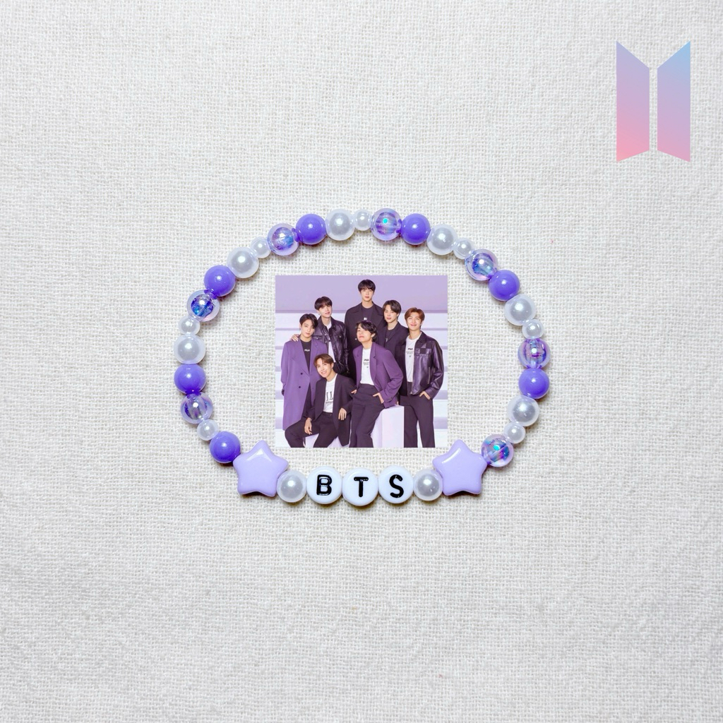 Giveaway Bracelet x BTS💜 กำไลลูกปัด สร้อยข้อมือลูกปัด