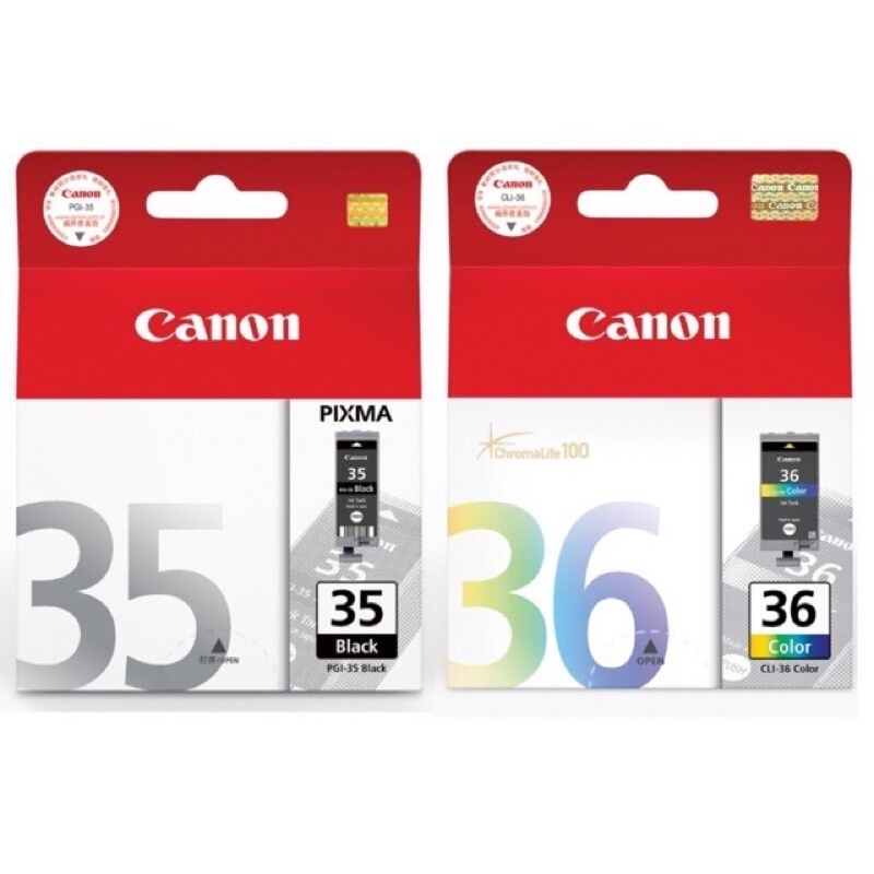 Canon PGL35 CLI36 หมึกเเท้คุณภาพดี ใช่กับรุ่น iP100 / iP110/TR150