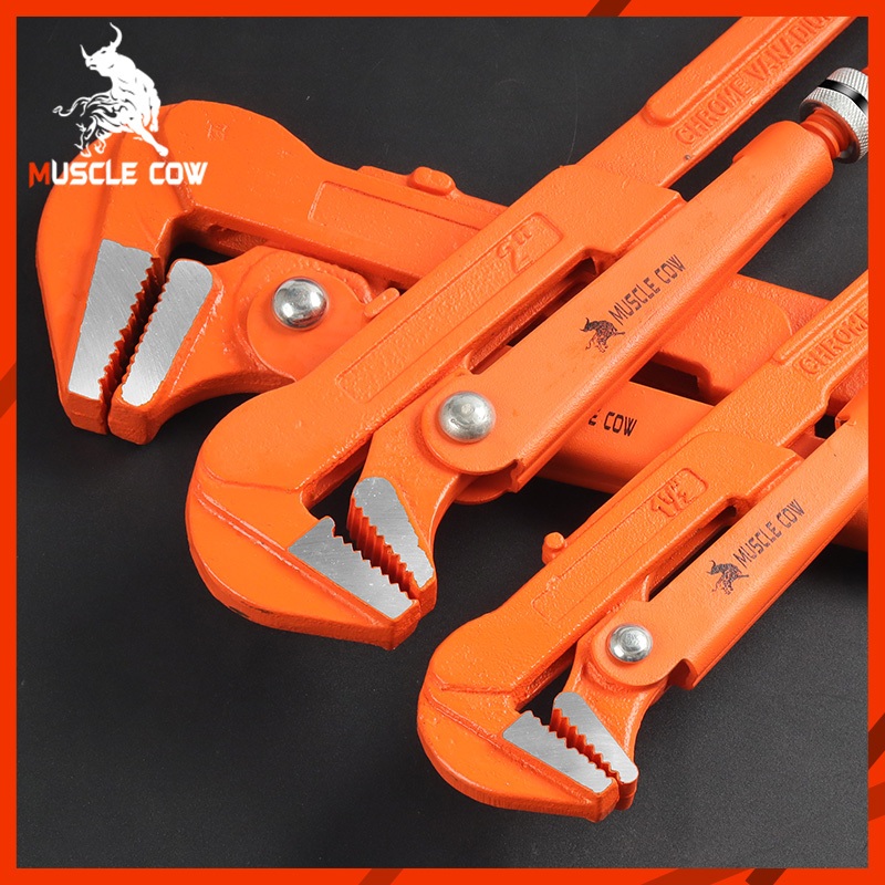 MUSCLE COW ประแจจับแป๊ปขาคู่ ขนาด 3/4