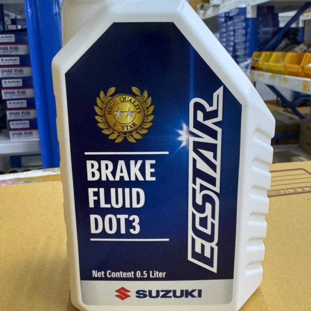 น้ำมันเบรก DOT3 (1 ขวด 0.5 ลิตร) Suzuki ซูซูกิ (990N0C23120B000) ใช้ได้ทุกรุ่น