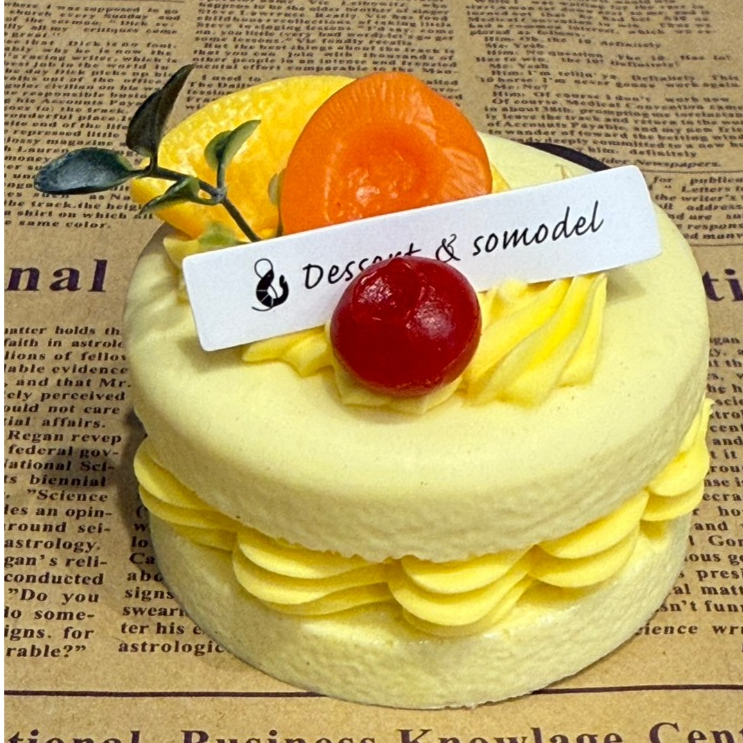 โมเดลขนมปัง เค้ก สำหรับตกแต่งร้านเบเกอรี่ ร้านกาแฟ สีสันสดใส พร๊อพถ่ายรูป - รูปที่ 2