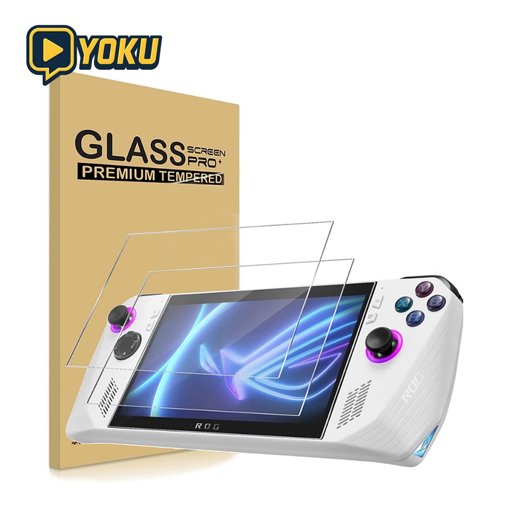 ฟิล์มกระจกนิรภัย Rog Xbox Ally (X)/Rog Ally (X ) แพ็ค 2 ชิ้น ความแข็ง 9H | ใส HD | ติดง่าย | ทัชลื่น
