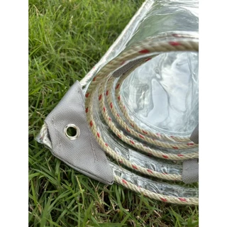 ผ้าใบใสกันฝน ผ้าใบกันแดด กันสาด ผ้าใบชักลอก ผ้าใบพลาสติกใส PVC มีความหนา ทนทาน ความหนา3ขนาด 0.15มม. 0.25มม. 0.35มม.
