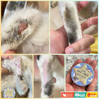 Starpetpet skin cream ครีมเชื้อราหมาแมว ยีสต์ ผื่น ตุ่มแดง(2)