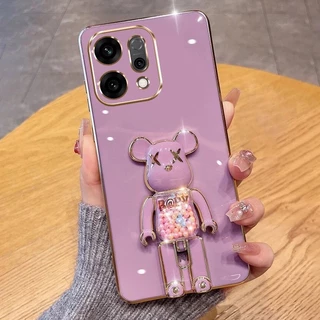 เคสหมุนได้ สำหรับ OPPO A6T A6 A6X A5X น้องหมี ขาตั้งได้ ฝาหลัง แบบนิ่ม น่ารัก เคสสีสวย พลาสเทล น้องหมีสุดน่ารัก E7