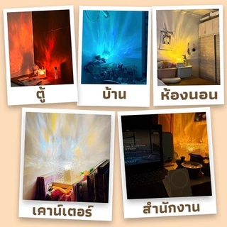 โคมไฟตั้งโต๊ะ LED ลายคลื่นน้ํา เปลี่ยนสีได้ โรแมนติก แฟชั่น สําหรับตกแต่งบ้าน 16 colors