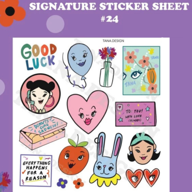 [Tana.design] Signature sticker no.24