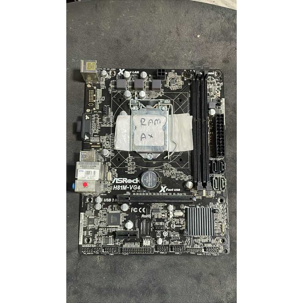 เมนบอร์ด ASRock H81M-VG4 REV1.00 มีตำหนิราคาถูก