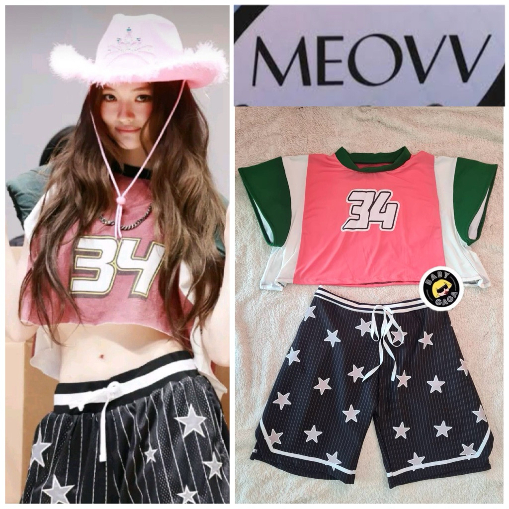BABYGAGA😺 ชุดMeovv Meow Meovv Ella ✂️ รับตัดชุด ชุดเต้น ชุดเหมียว Kpop ชุดKpop เคป๊อป ชุดเคป๊อป ชุดc