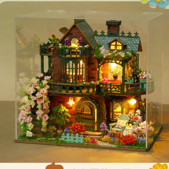 DIY Cottage รุ่น EA003 Elf garden villa บ้านของเอลฟ์ ของขวัญของฝากของสะสม