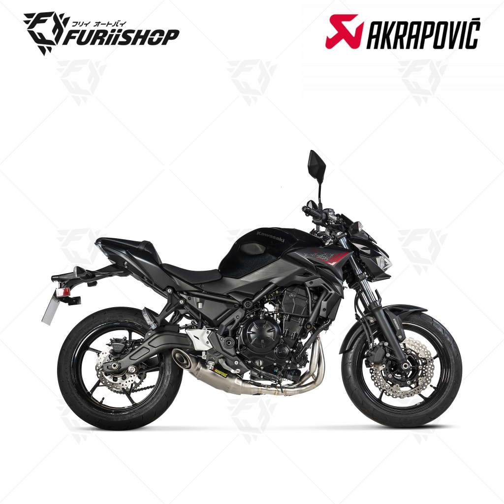 ท่อสูตร/ท่อแต่ง/ท่อไอเสีย Akrapovic Titanium : for Kawasaki Ninja650 2020-2022/Z650 2020-2022
