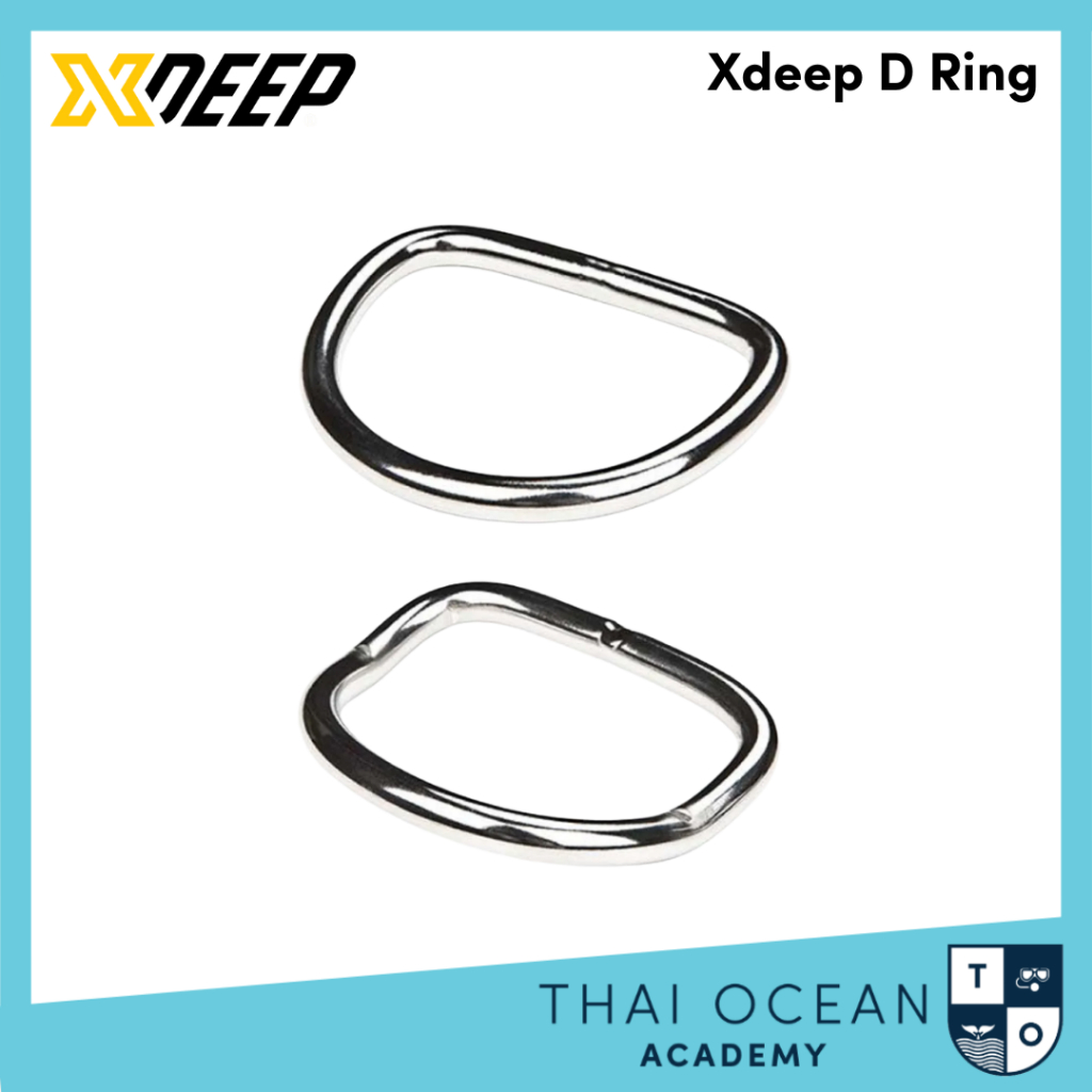 XDEEP D-ring (6 mm Thick) แสตนเลสสำหรับใช้กับ BCD