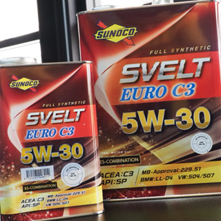 *วิ่งดีมาก ทั้งรถญี่ปุ่น และยุโรป Sunoco Svelt Euro C3 5W-30…