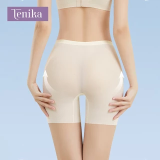 TENIKA เอวสูง กางเกงกันโป๊ Ice Silk Safety pants กางเกงซับใน 2 in1 สบาย ขาไม่ม้วน