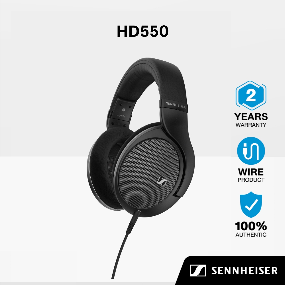 Sennheiser HD 550 หูฟังมีสายแบบครอบหู soundstage กว้างและชัดเจน เหมาะกับงานฟังเพลงระดับ audiophile และ gamer