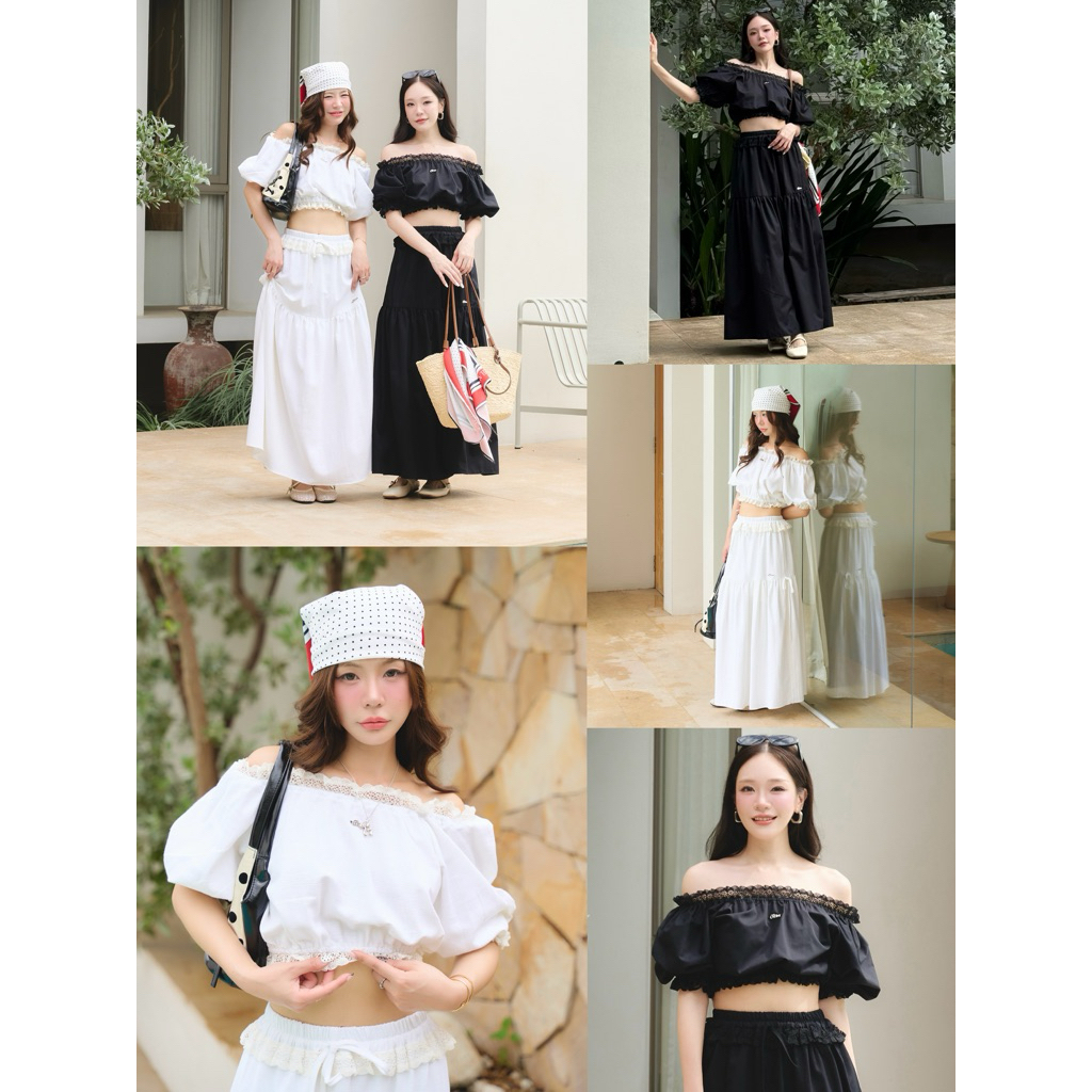Mali Top (มะลิ) X Mira Skirt (มิรา)