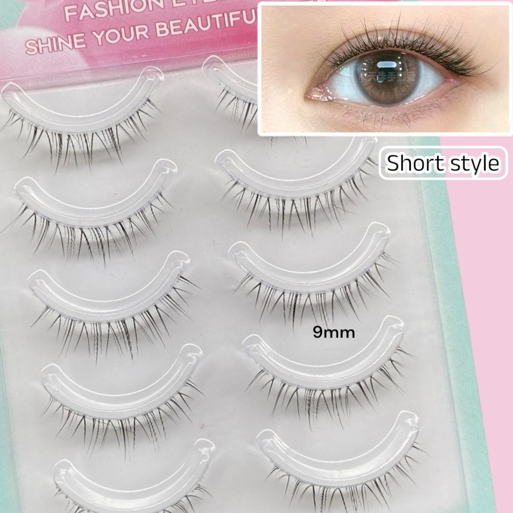 ขนตาปลม makemyeye แบบนิ่มพิเศษ แบบสั้นธรรมชาติ ธรรมชาติสุดๆ Short eyelashes เครื่องสำอาง