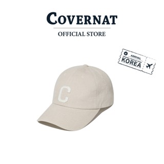 COVERNAT หมวก รุ่น Washed C Logo B.B. Cap Beige (70061SWCCAU…