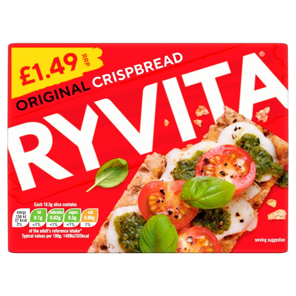 Ryvita Original Crispbread 200g. (BBD 12/05/26)