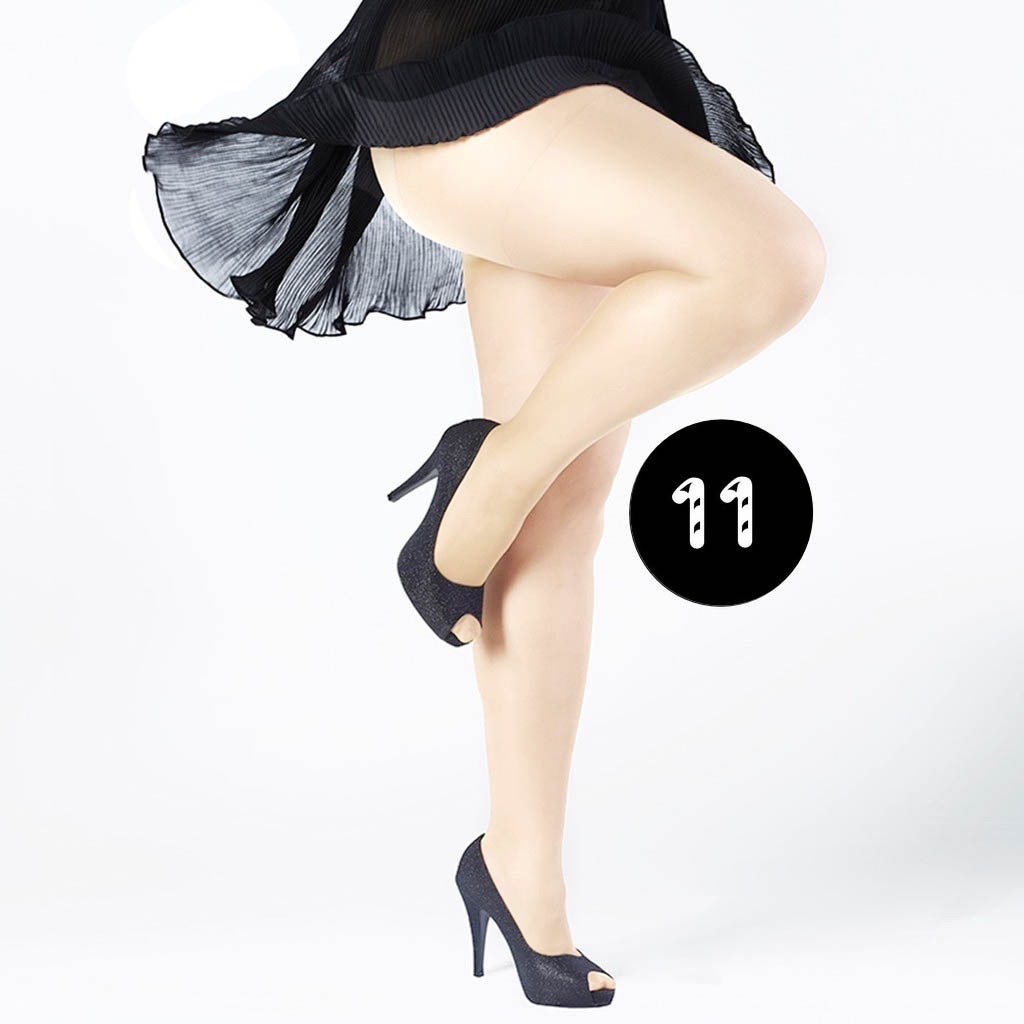 S_Cherilon Plus Size 3 ขนาด 12 สี ถุงน่อง ถุงน่องคนอ้วน เชอรีล่อน กระชับ ใส่สบาย กันเสียดสีเนื้อต้นขา NSA-CHMAX รูปที่ 5