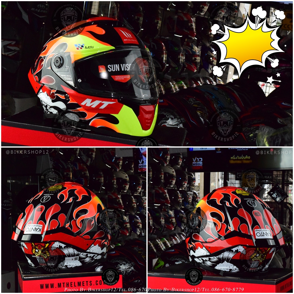 หมวกกันน็อคMT THUNDER 4 SV YAMANAKA