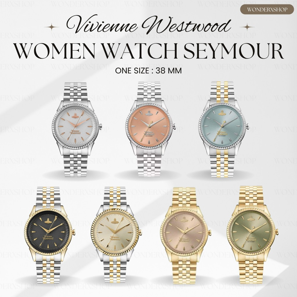 พร้อมส่ง‼️New💎Vivienne Westwood Seymour Watch 38MM.⚡️ของแท้💯ผ่อน0%10เดือน