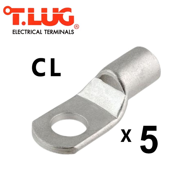 CL หางปลาเหลี่ยมเปลือย ″T-LUG″ (5PCS./PACK) **ขายเป็นแพ็คๆละ5ชิ้น**