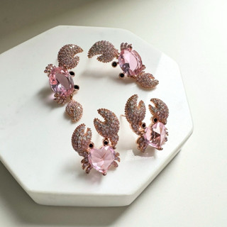 ต่างหูน้องปูฝังคิวบิค