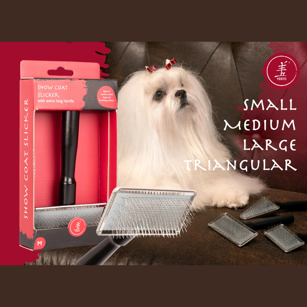 แปรง Yento Show Coat | สำหรับสุนัขประกวด ขนทุกเส้นมีค่า แปรง Yento Show Coat จะช่วยคุณแปรงขนโดยไม่ทำ