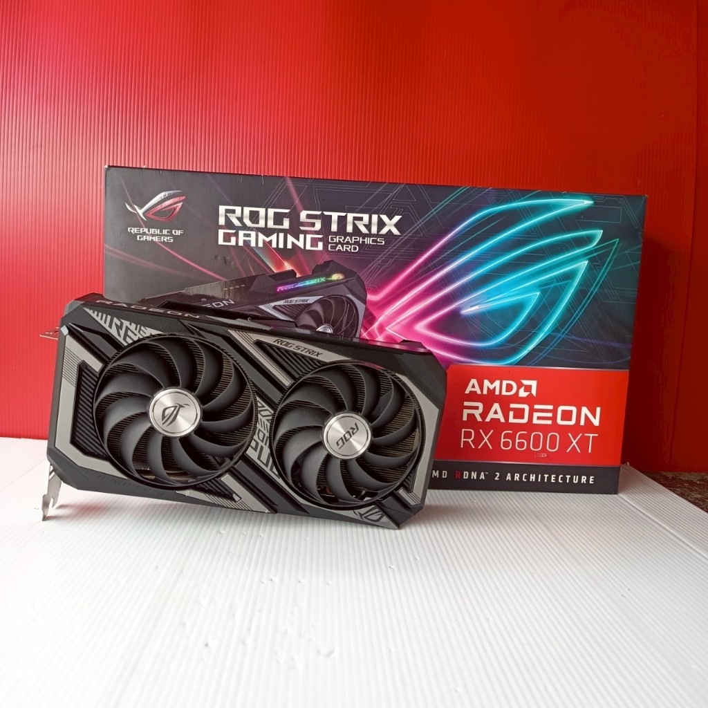 ROG STRIX RX6600XT GDDR6 8GB 128bit ประกันศูนย์ 05/01/2026