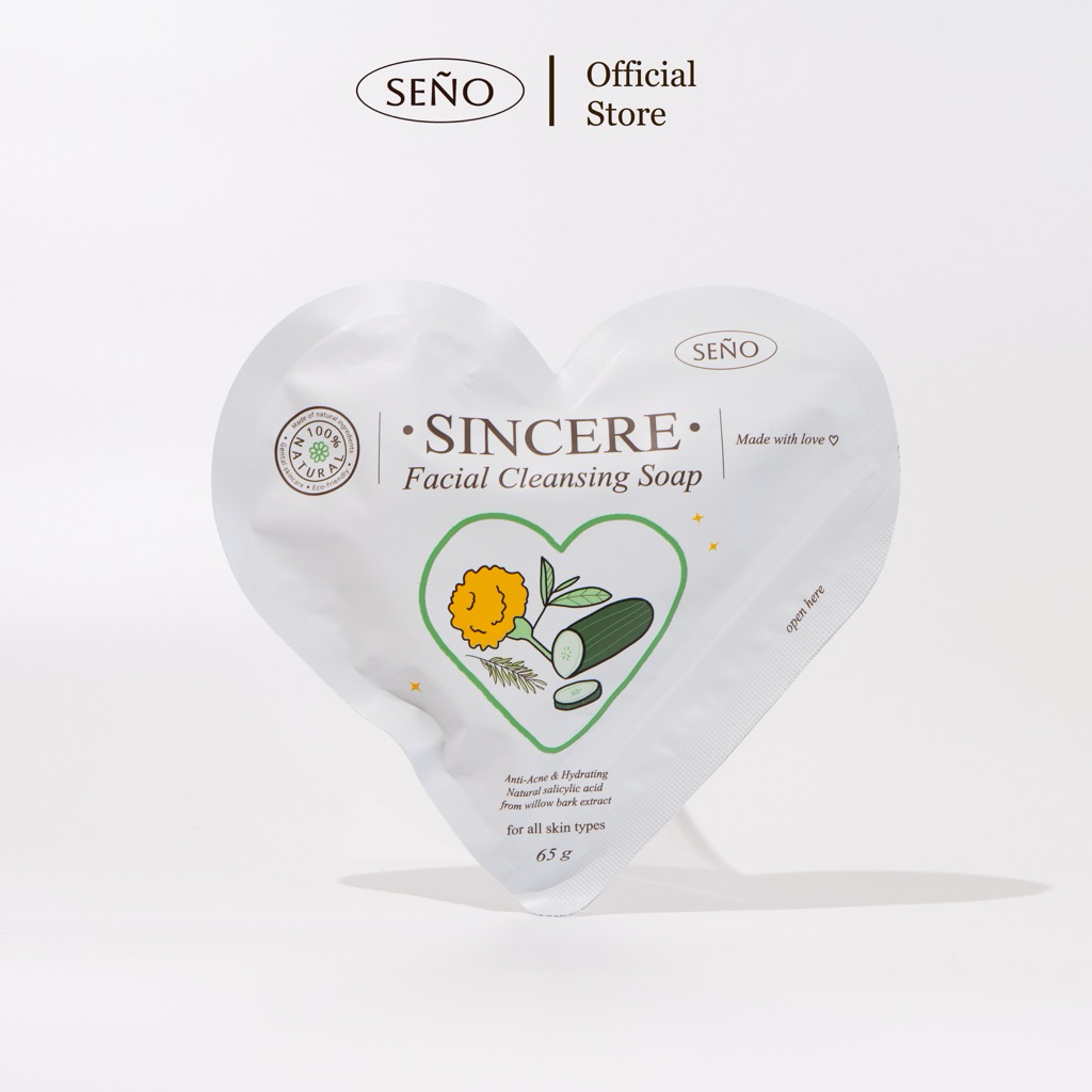 สบู่ซินเซีย สบู่ล้างหน้า ซินญอ (Sincere Facial Cleansing Soap)