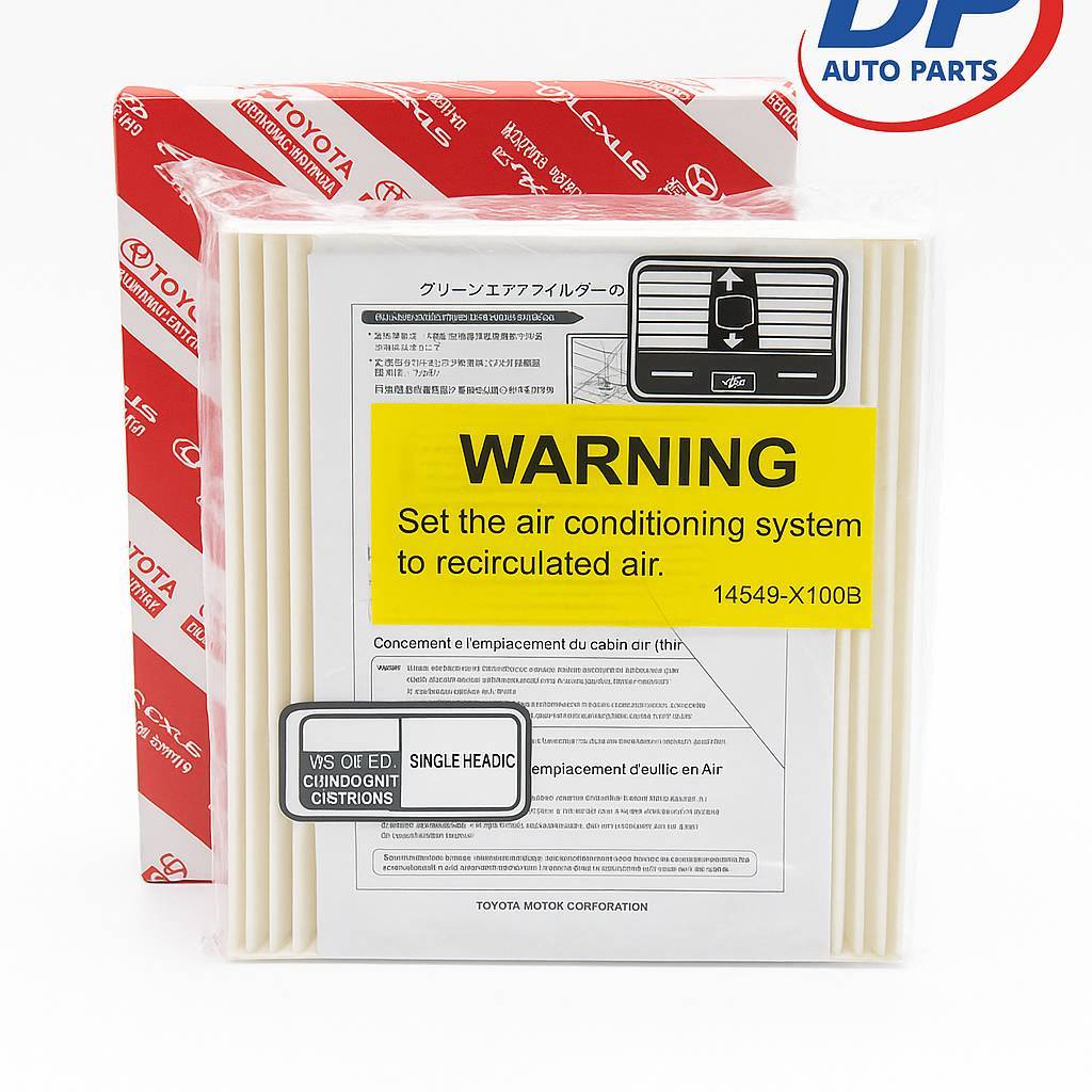 แท้พร้อมคู่มือกรองแอร์โตโยต้า TOYOTA VIGO,VIOS,YARIS,CAMRY,ALTIS เบอร์แท้ 87139-30040,87139-ON010