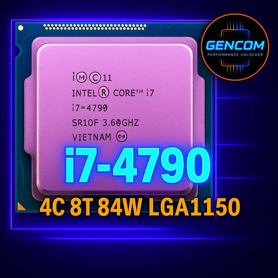ซีพียู CPU Intel Core i7-4790 4คอ 8เทรด 84W LGA 1150 ฟรีซิลิโคน1ซอง i7 4790