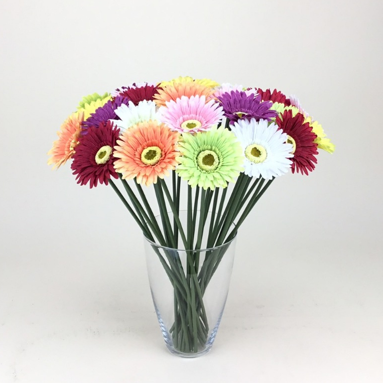 ดอกเยอบีร่าปลอม Artificial Gerbera ดอกไม้ประดิษฐ์เกรดพรีเมี่ยม