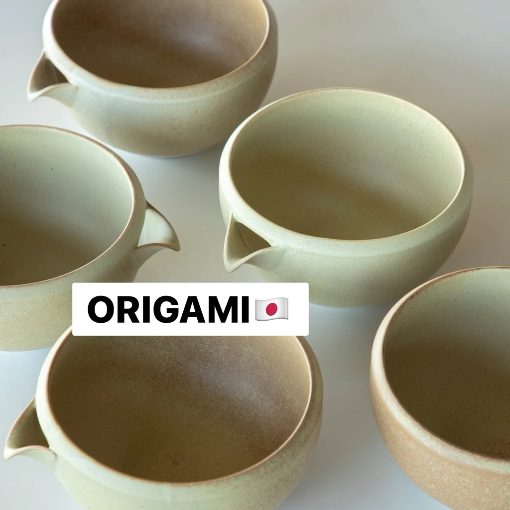 #พร้อมส่งถ้วยชงชา 📌📌#Origami bowl product of jp.🇯🇵[พร้อมส่งในไทย] แท้🇯🇵💯