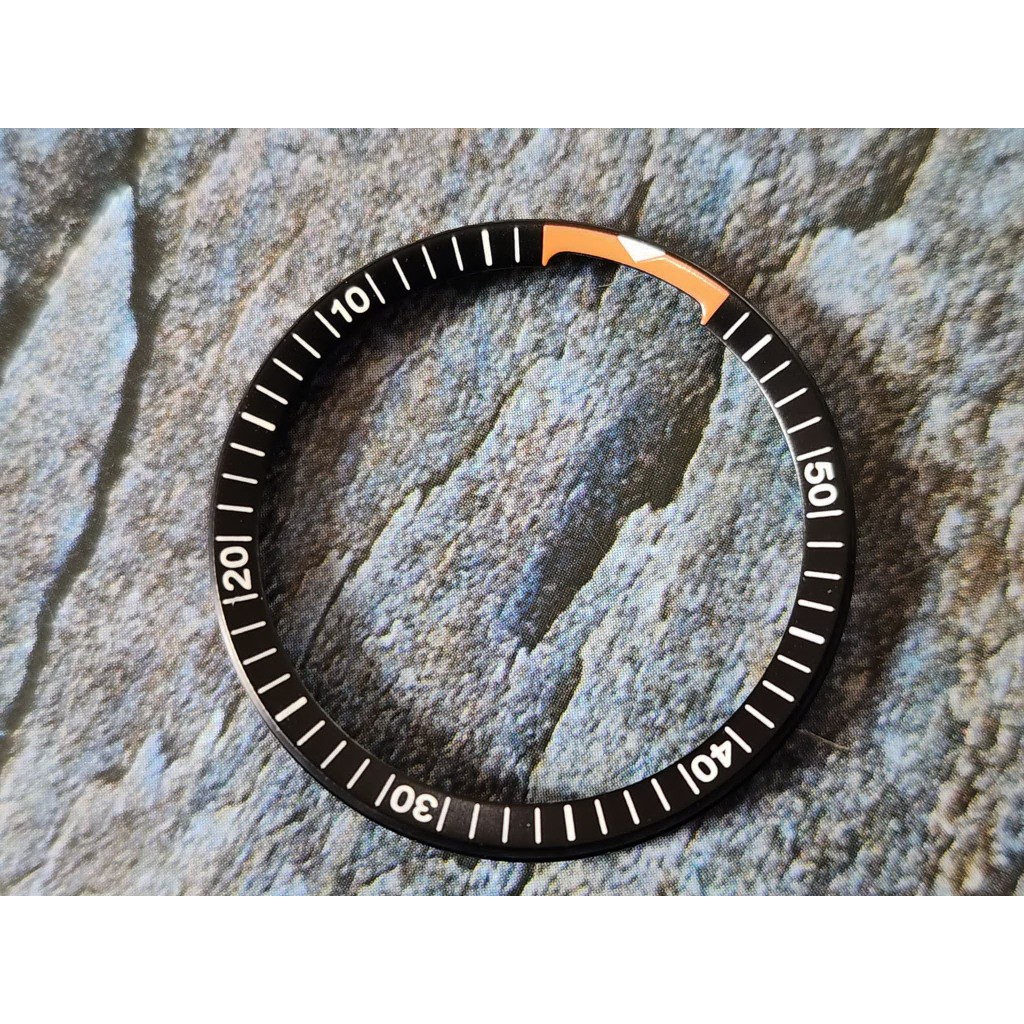 ขอบ Bezel Seiko วงใน สำหรับ alarm ring bellmatic ปลุก 4006 สีดำ