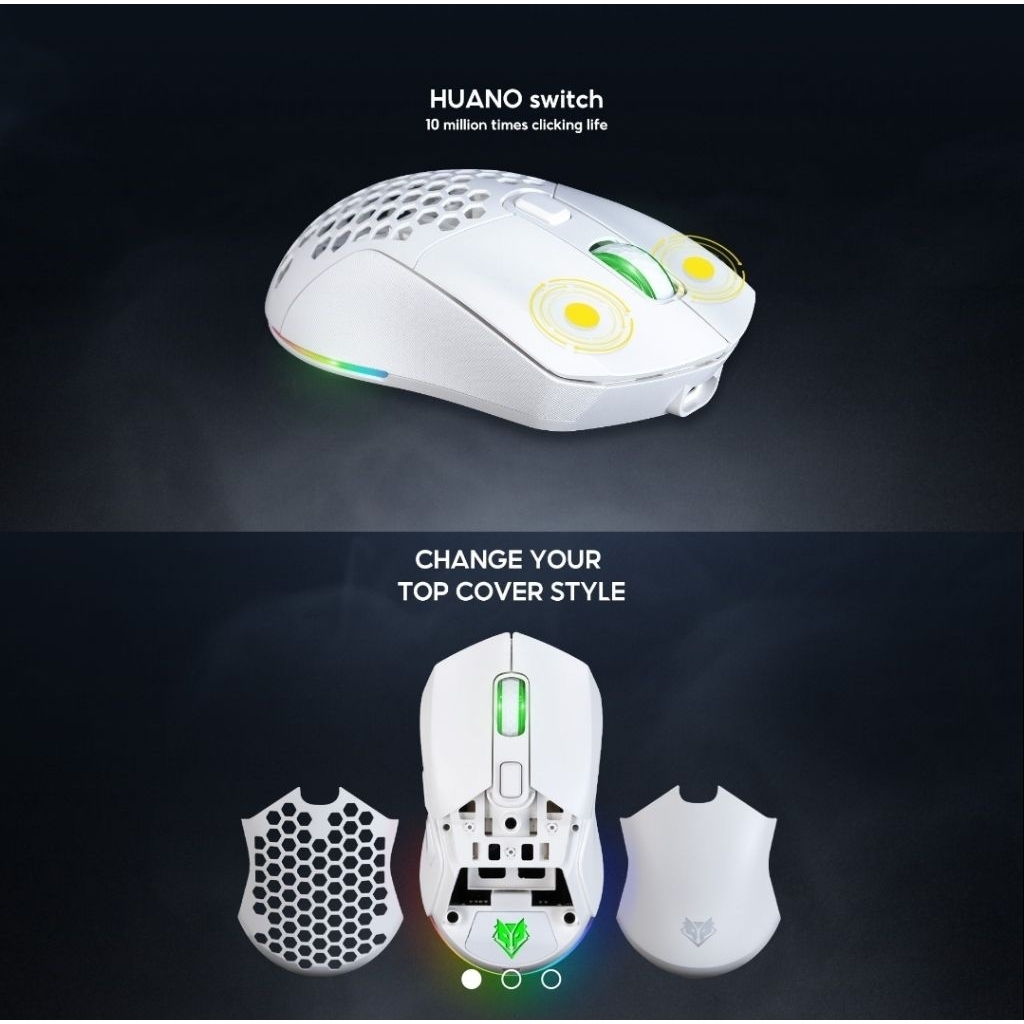 NUBWO เมาส์เกมมิ่ง รุ่น NM98 WIRELESS GAMING MOUSE