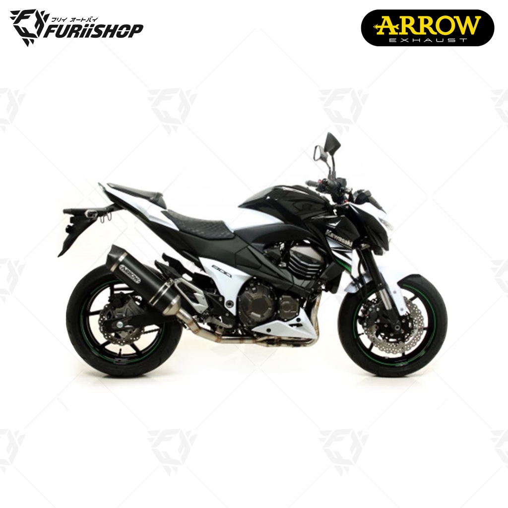 ท่อสูตร/ท่อแต่ง/ท่อไอเสีย Arrow slip on dark-carbon : for Kawasaki Z800