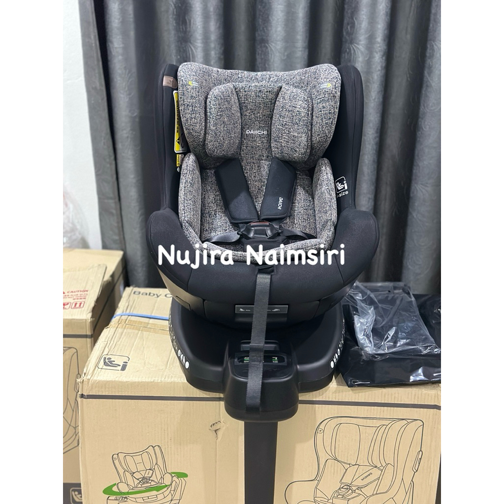 Daiichi one fix360 season2 i-size **สินค้ามือสองสภาพนางฟ้า** สี : two tone black 🖤 สภาพ : 99% แรกเกิ