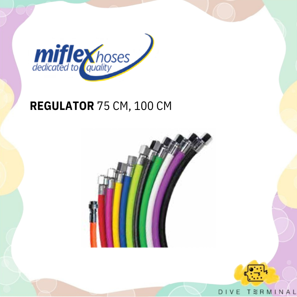 Miflex Hoses - สาย LP Regulator คุณภาพสูง (75cm & 100cm & 210cm)