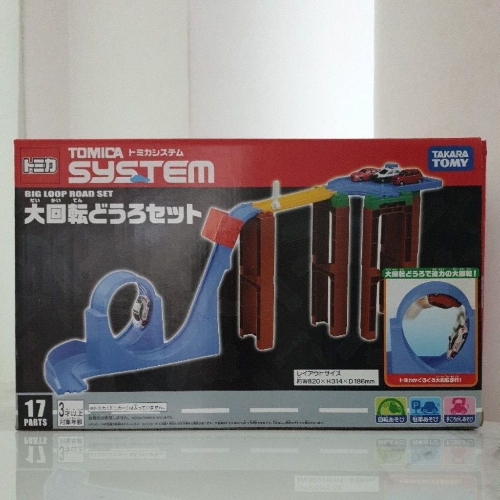 Tomica System มือ1 Big Loop Road Set 17 ชิ้น ราง รางรถเหล็ก Takara Tomy