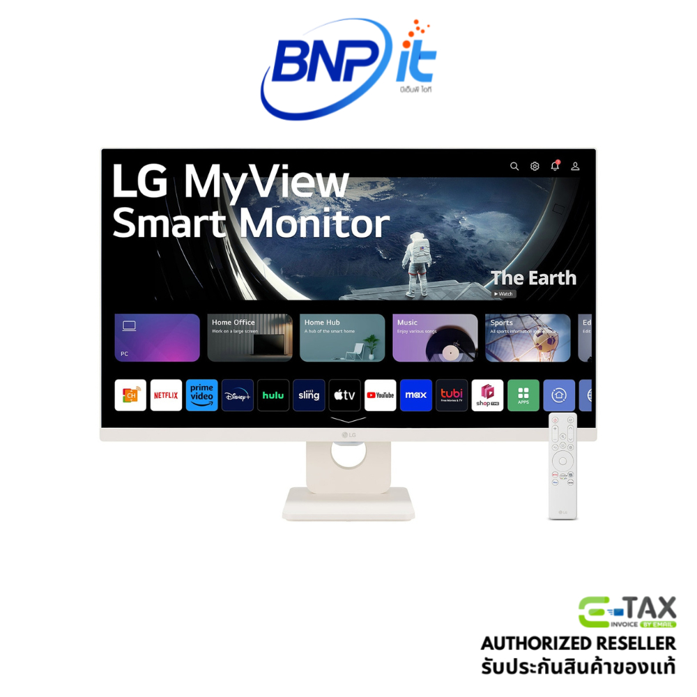 จอมอนิเตอร์ LG 27U511SA-W 27" FHD IPS Smart Monitor | 100Hz | HDR10 | webOS | Bluetooth | Speakers