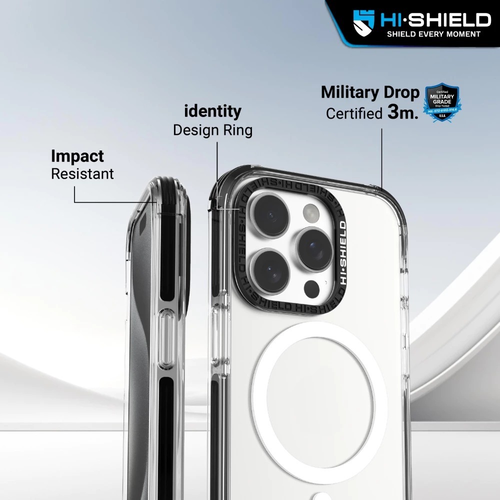 (พร้อมส่ง+แถมฟิล์มเคส) เคส HiShield Shockproof [ Stylish Collection ] สำหรับ iPhone 17 / 16 / 15 / 14 / Air / Pro / Max - รูปที่ 3