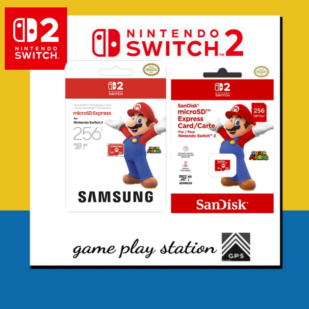 NS2 Nintendo Switch 2 memory micro SD Express Card ( 256 GB ) sandisk / samsung
