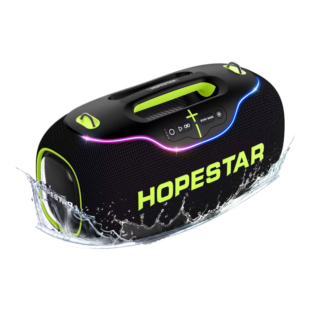 HOPESTAR A80 ลำโพงบลูทูธ 350W |ไมค์ลอย 1ตัว | กันน้ำ IPX6 | ปรับเบส 3 โหมด ของแท้ประกันศูนย์ไทย 1ปี