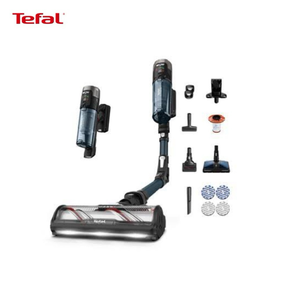 TEFAL เครื่องดูดฝุ่นไร้สายงอได้ X-FORCE FLEX 13.60 AQUA 150 แอร์วัตต์ รุ่น TY9AD2WO