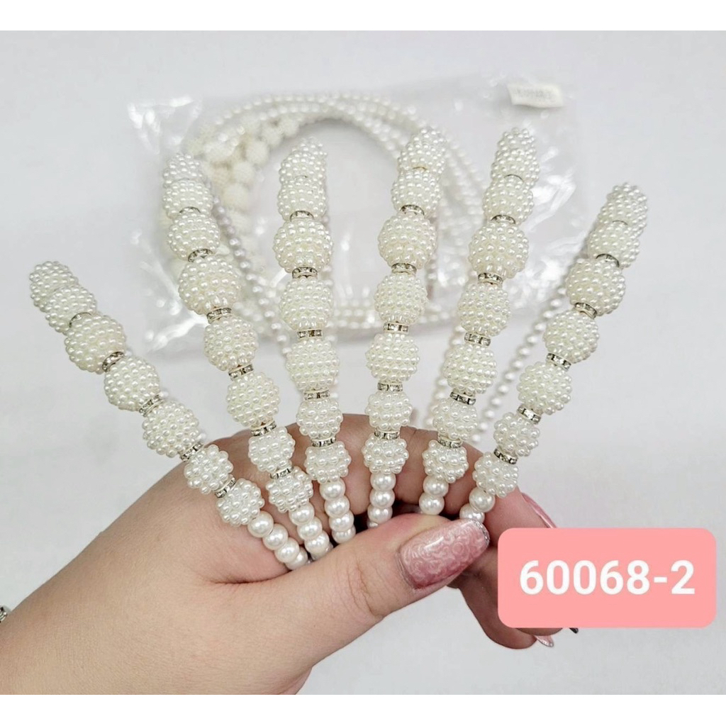 คาดผมมุกคล่ะลาย12 ชิ้น