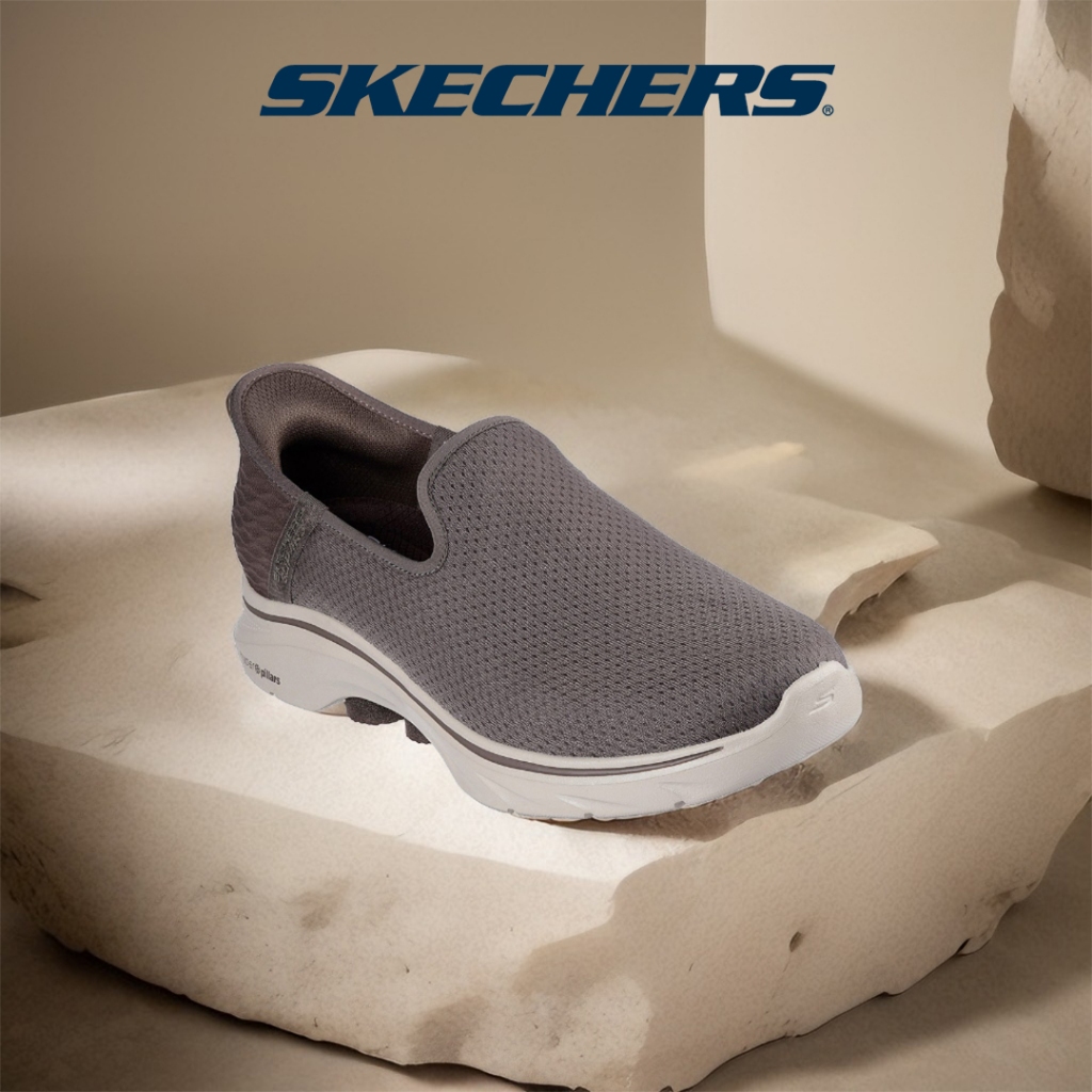 Skechers สเก็ตเชอร์ส รองเท้าผู้ชาย Men Slip-ins GOwalk 7 Daley 2 Walking Shoes - 216551-TPE Air-Cooled Memory Foam