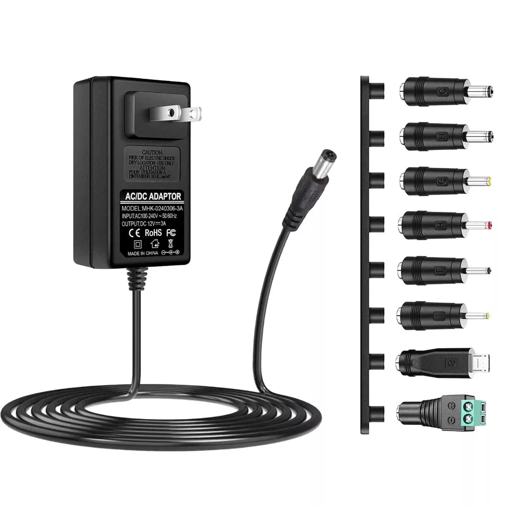อะแดปเตอร์แปลงพาวเวอร์ซัพพลาย Ac 110-240V Dc 12V 3A 3000mA สําหรับโทรศัพท์ของเล่น สำหรับ IP CAMERA ที่ชาร์จ DC